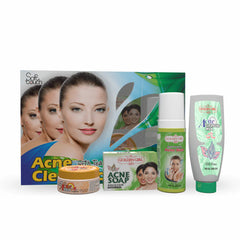 Soft Touch Acne Clear Facial Kit 4 Items Soft Touch