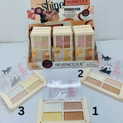 Seven cool 4 in 1 highlighter Palette Seven Cool