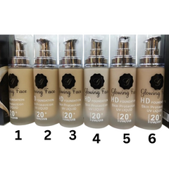 Glowing Face HD UV Skin Protection Foundation Glowing Face