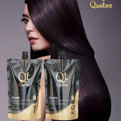 Quetee 2 Keratin Straightening Rebounding Kit 500ml Quetee