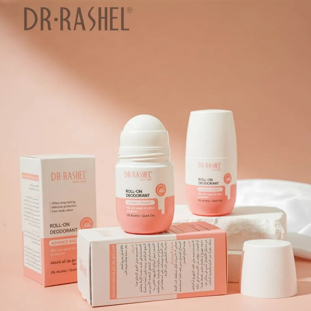 Dr. Rashel Advance Bright Quick Dry Roll-On Deodorant 48H Protection - 50ml Dr. Rashel