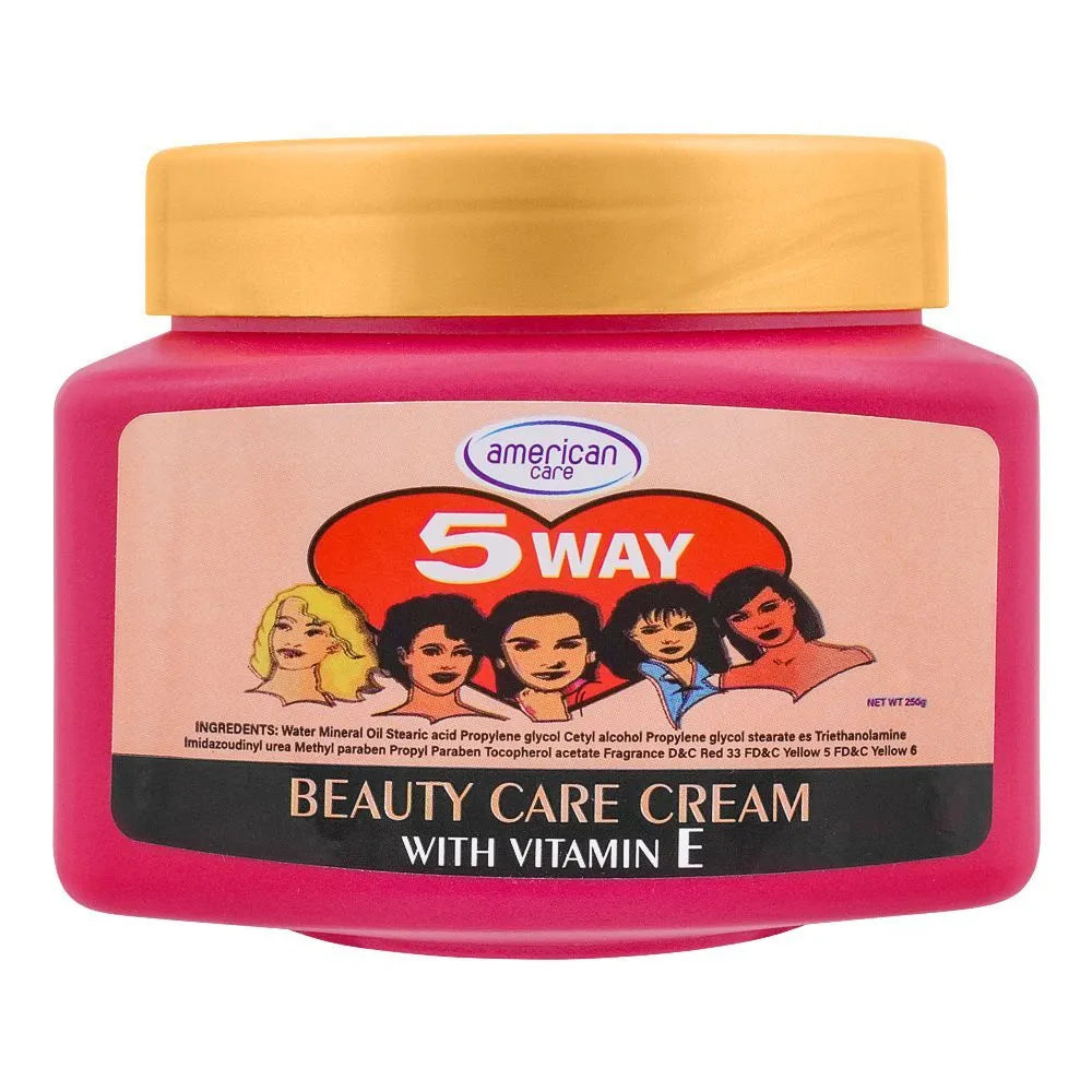 American Care 5 Way Beauty Care Cream With Vitamin E, 250g American Care
