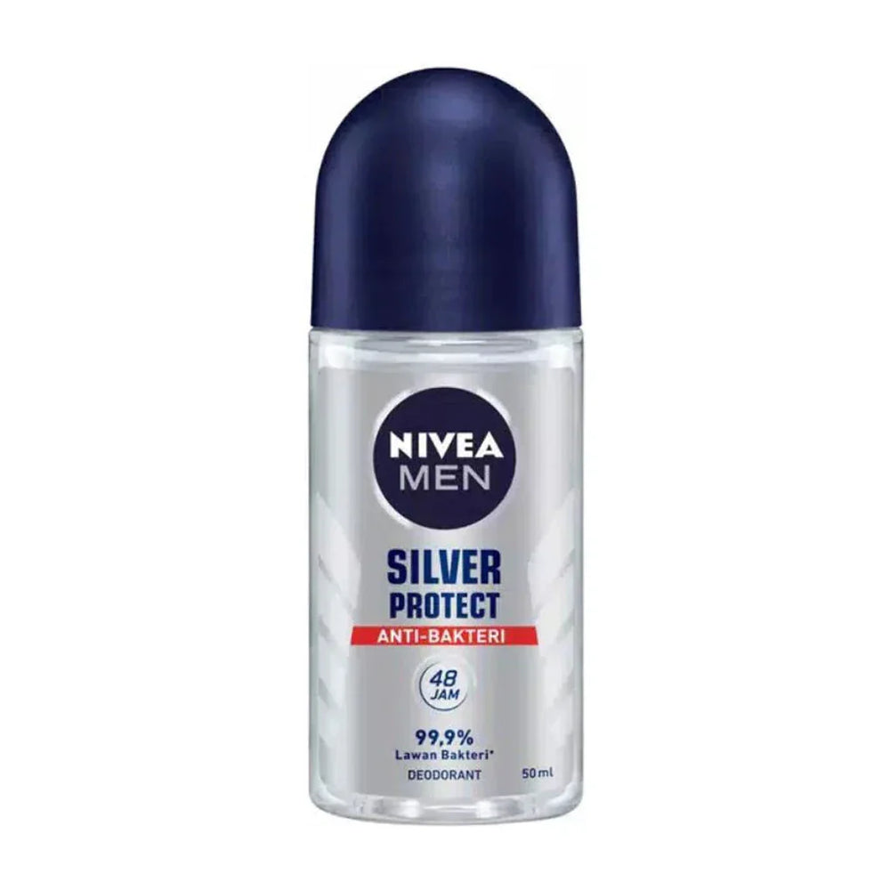 Nivea Men Silver Protect Anti-Bacterial Roll On - 50ml Nivea