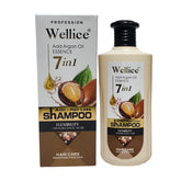 Wellice 7 in 1 Anti - Hair Loss Argan Hyalruonic Acid & Soothing Frizz Shampoo 400g Wellice