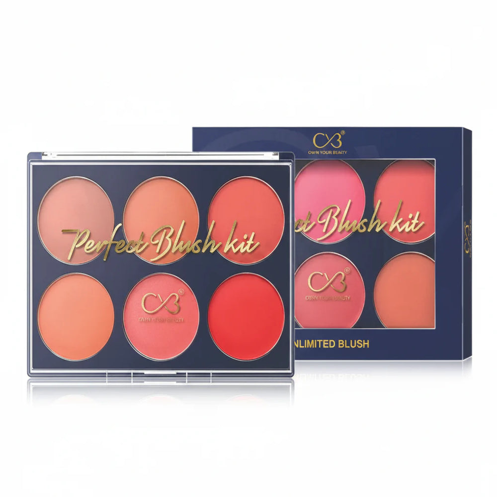 CVB Blush & Contour Kit – Sculpting & Radiant Face Makeup Palette CVB