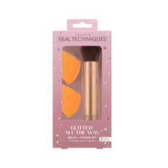 Glitter All The Way Brush + Sponge Set Cosmia