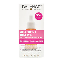 Balance AHA 10% BHA 2% Balance & Brightening Serum - 30ml Balance