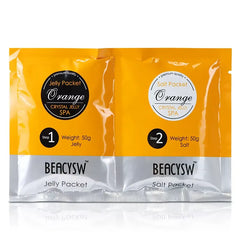 BEACYSW Foot Soak Powder Jelly Pocket Spa Pedicure Set BEACYSW