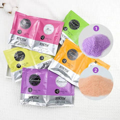 BEACYSW Foot Soak Powder Jelly Pocket Spa Pedicure Set BEACYSW