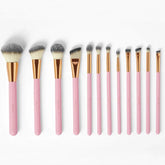 BH Cosmetics - Pink Studded Elegance - 12 Piece Brush Set BH Cosmetics