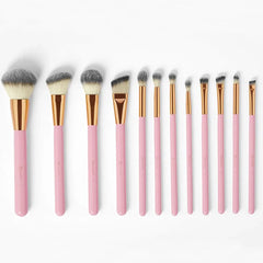 BH Cosmetics - Pink Studded Elegance - 12 Piece Brush Set BH Cosmetics