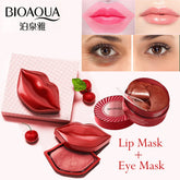 BIOAQUA 60Pcs Eye Mask & 20 Pcs Lip Mask Set Bioaqua