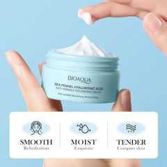 BIOAQUA Sea Fennel Hyaluronic Acid Moisturizing Face Cream - 60g Bioaqua