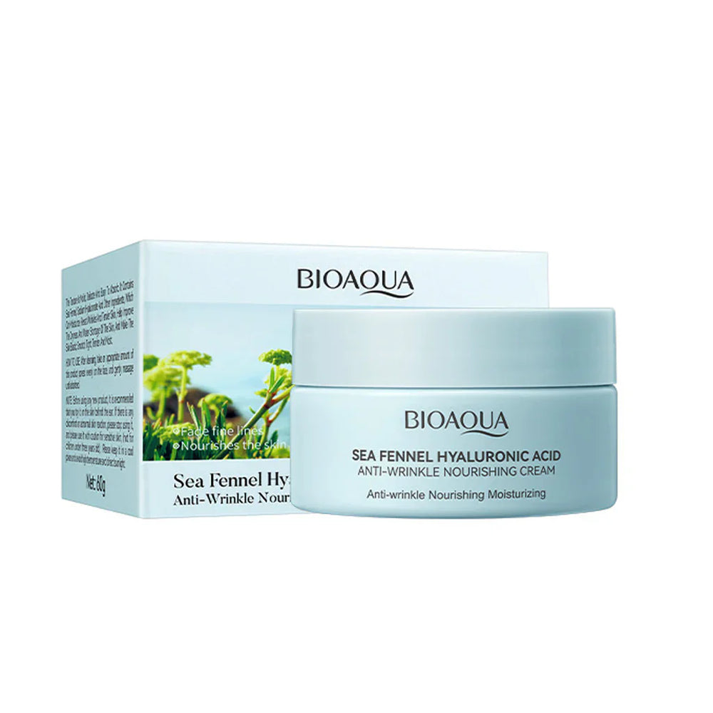 BIOAQUA Sea Fennel Hyaluronic Acid Moisturizing Face Cream - 60g Bioaqua