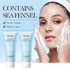 BIOAQUA Sea Fennel Hyaluronic Acid Foaming Facial Cleanser - 100ml Bioaqua
