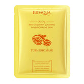 Bioaqua Turmeric Anti-Oxidation Soothing Acne Facial Sheet Mask Bioaqua