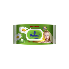 Relax Baby Sensitive Wipes 72s Relax