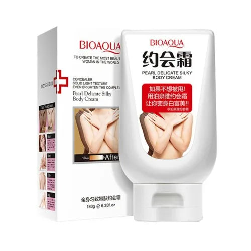 Bioaqua Pearl Delicate Silky Body Cream 180g Bioaqua