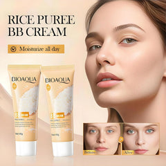 Bioaqua Rice Raw Pulp BB Cream Rice Extract SPF45 Pa+++ - 40g Bioaqua