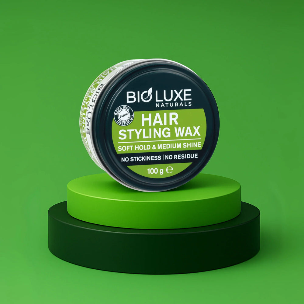 Bioluxe Naturals Hair Styling Wax Soft Hold & Medium Shine – 100g Bioluxe Naturals