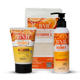 BNB Bright up Vitamin C KIT ( Face wash 120ml + Polisher 200ml + Mask 120gm) BnB