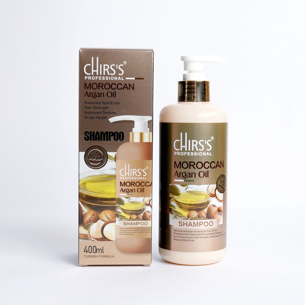 Chirs's Professional Moroccan Argan Oil Shampoo - 400ml Chirs's