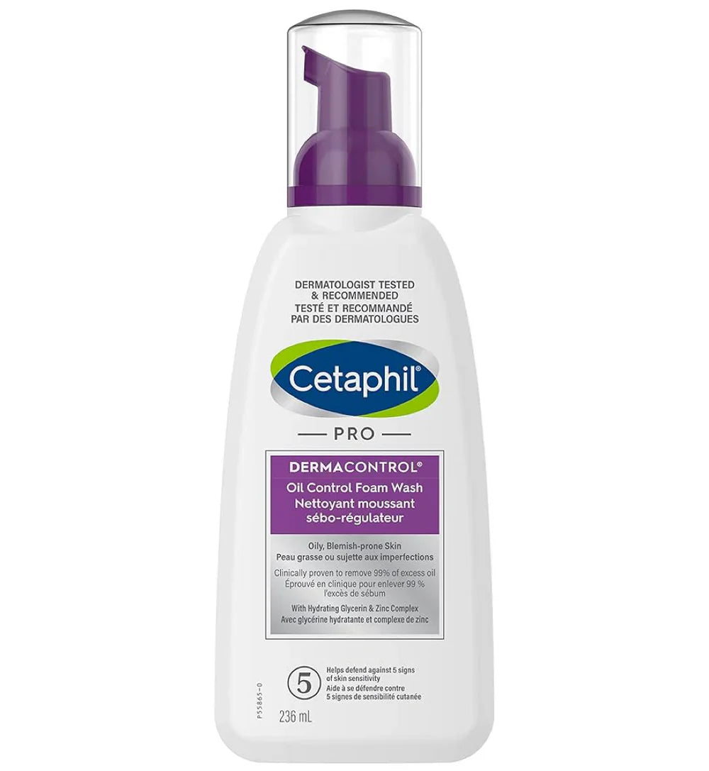 Cetaphil Derma Control Oil Control Face Wash,236ml Cetaphil
