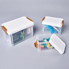 3Pcs Set Multi Purpose Stackable Storage Box Organizer Aroni