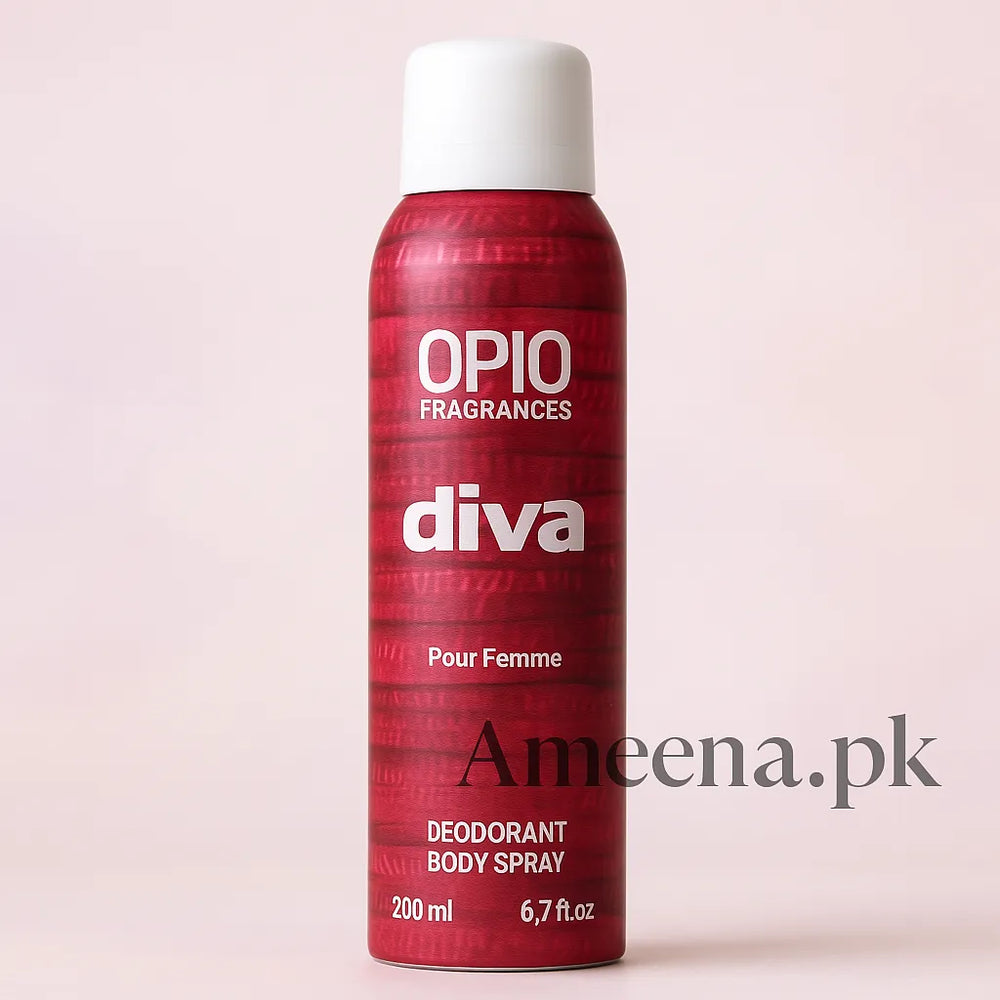 Opio Diva Deodorant Body Spray – Pour Femme - 200ml Opio