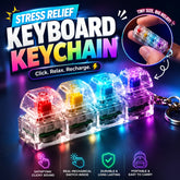 Keyboard Fidget Stress Relief Keychain for Kids & Adults - 4Pcs Cosmia.pk