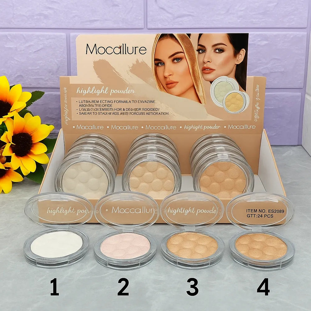 Mocallure Round Highlighter – Radiance in a Compact Mocallure
