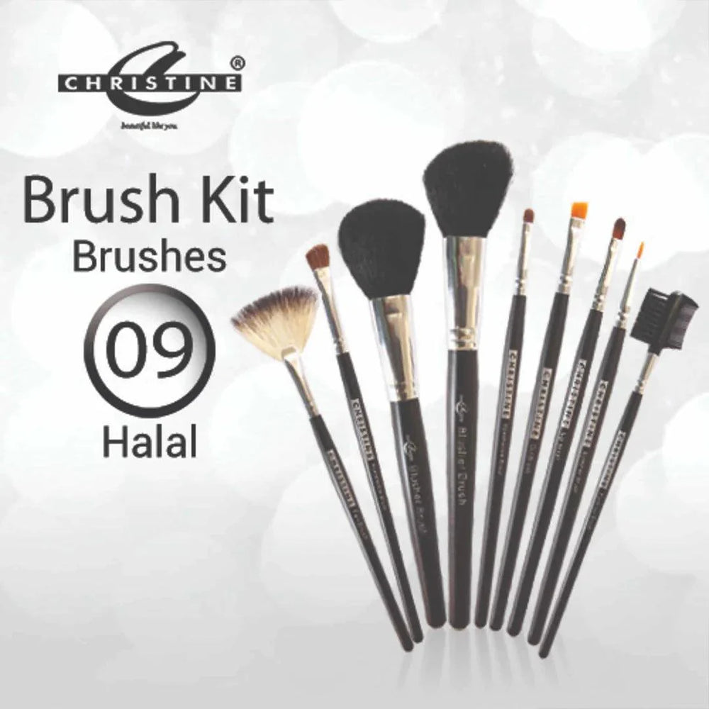 Christine Small Brush Kit Set – 9 Pieces Christine
