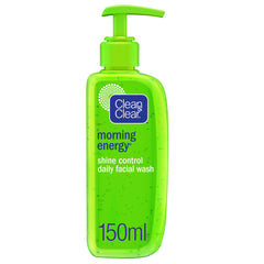 Clean & Clear Morning Energy Shine Control Daily Facial Wash, Oil-Free - 150ml Clean & Clear