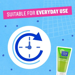 Clean & Clear Morning Energy Shine Control Daily Facial Scrub, Oil-Free - 150ml Clean & Clear