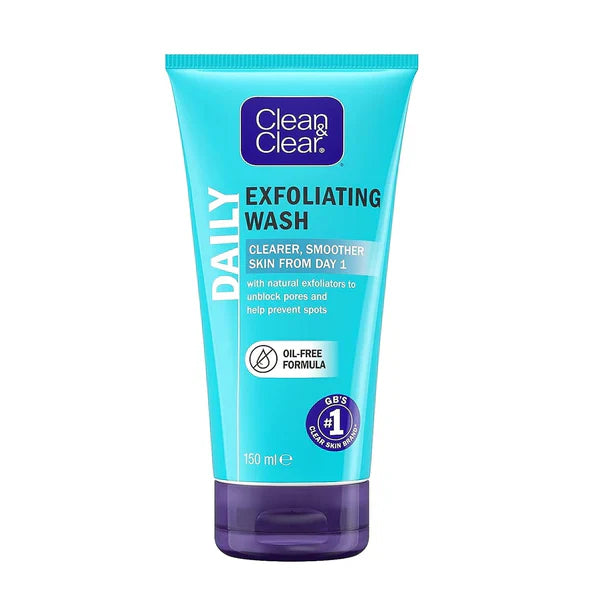 Clean & Clear Exfoliating Daily Oil Free Facewash - 150ml Clean & Clear