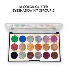 Color Institute 18 Color Glitter EyeShadow Kit Color Institute