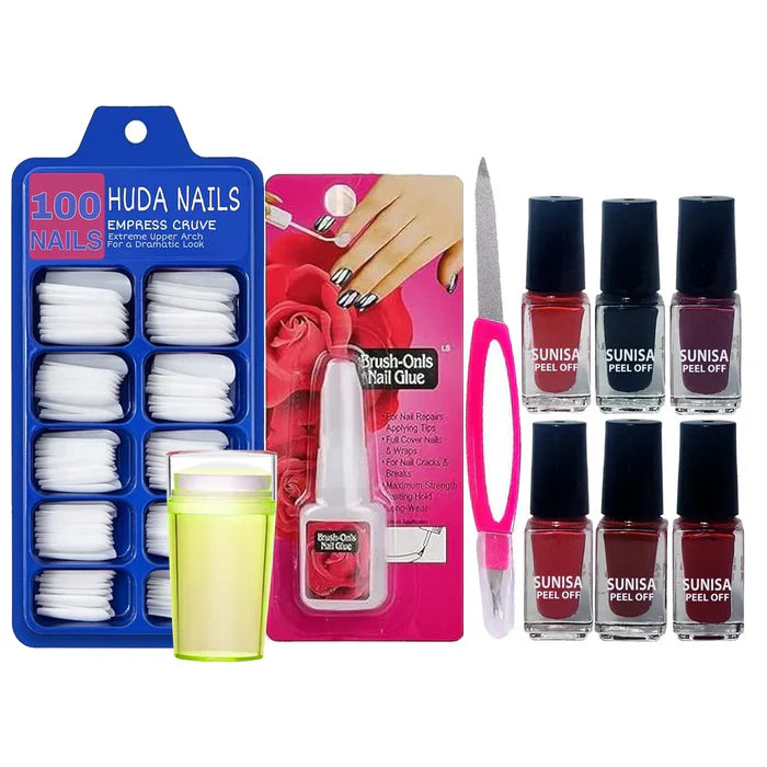 Complete Nail Art Kit 5 Pcs Set for Perfect DIY Manicures Cosmia
