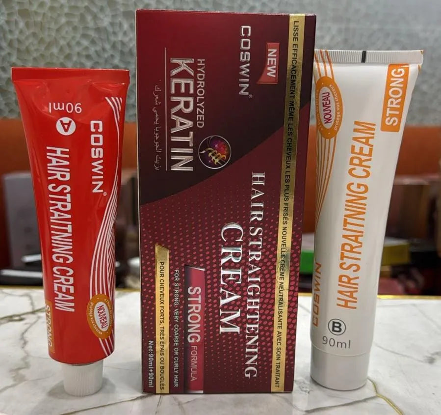 Coswin hair Straightening cream (Each Cream 90ml) Coswin