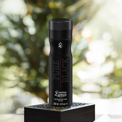 Creation Lamis Pure Black Fragrance Body Spray for Men - 200ml Force