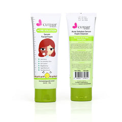 Cutish Acne Solution Serum Facial Foam 100g Cutish