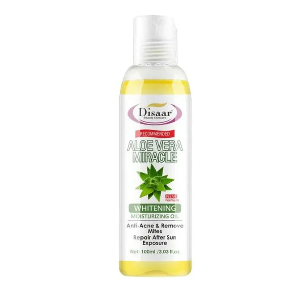 DISAAR 100% Aloe Vera Miracle Whitening Facial & Body Oil - 100ml DISAAR