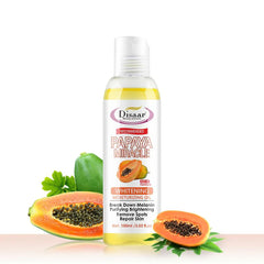 DISAAR 100% Papaya Miracle Whitening Facial Body Oil - 100ml DISAAR