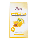 Rivaj UK Lemon & Honey Hair Removing Body Wax Strips Rivaj