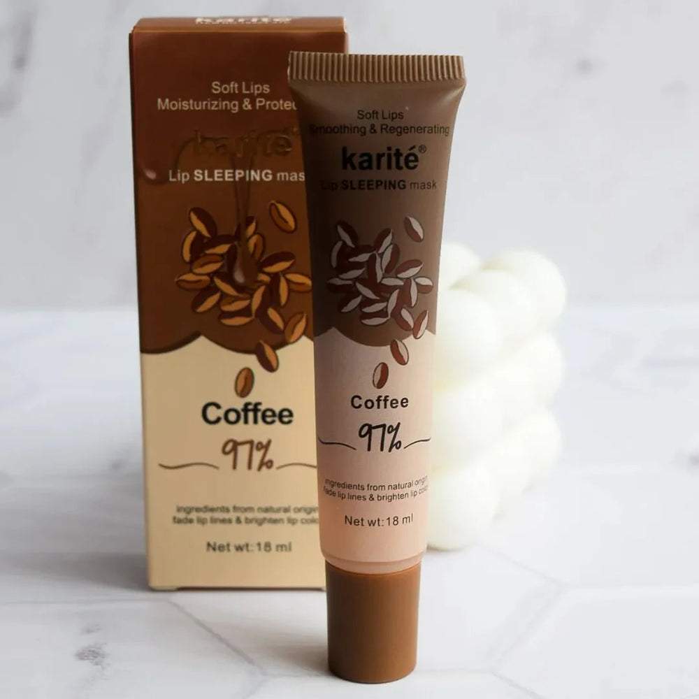 Karite Lip Sleeping Mask With Coffee Extract 97% - 18ml Karite
