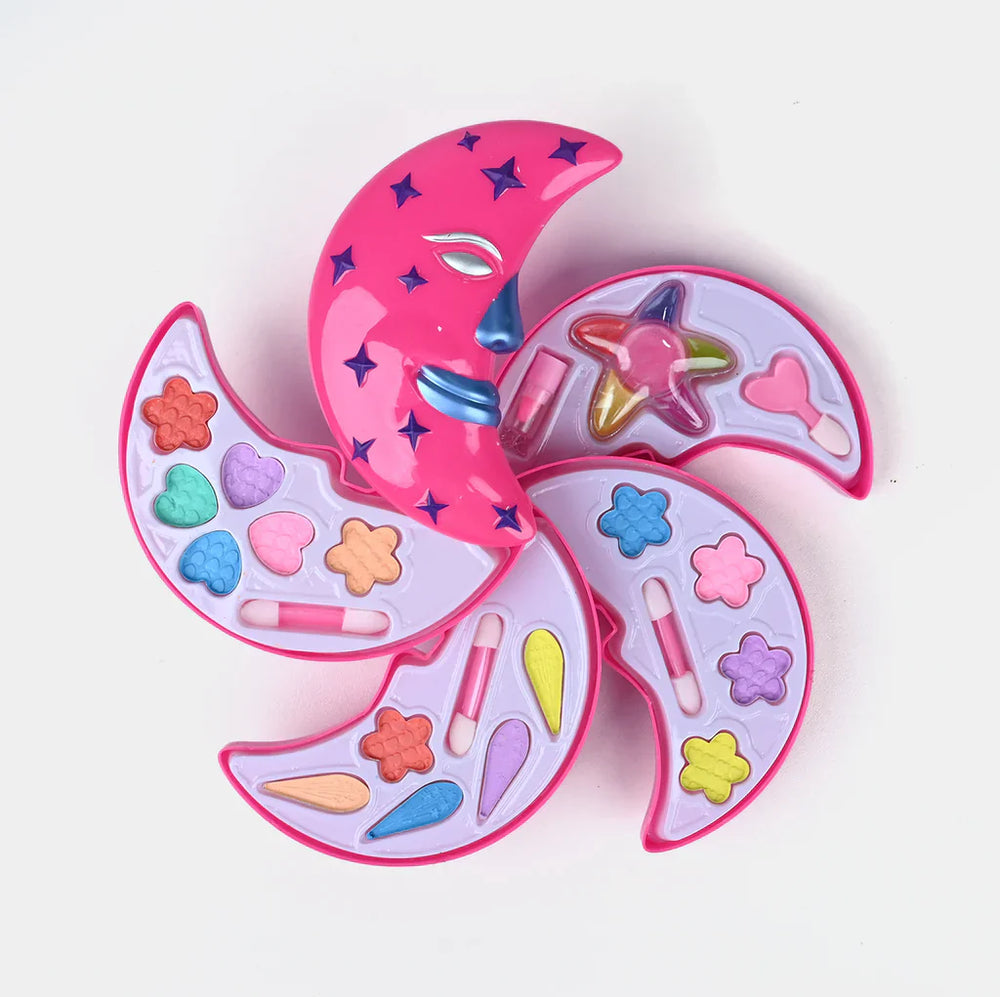 pink moon-shaped kids cosmetics set Cosmia.pk
