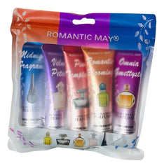 Romantic May 5 Pack Pocket Hand Cream Perfume Fragrance - Each 30g Romantic May