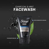 Skinza Men Deep Cleanse Charcoal & Mint Facewash - 100ml Skinza