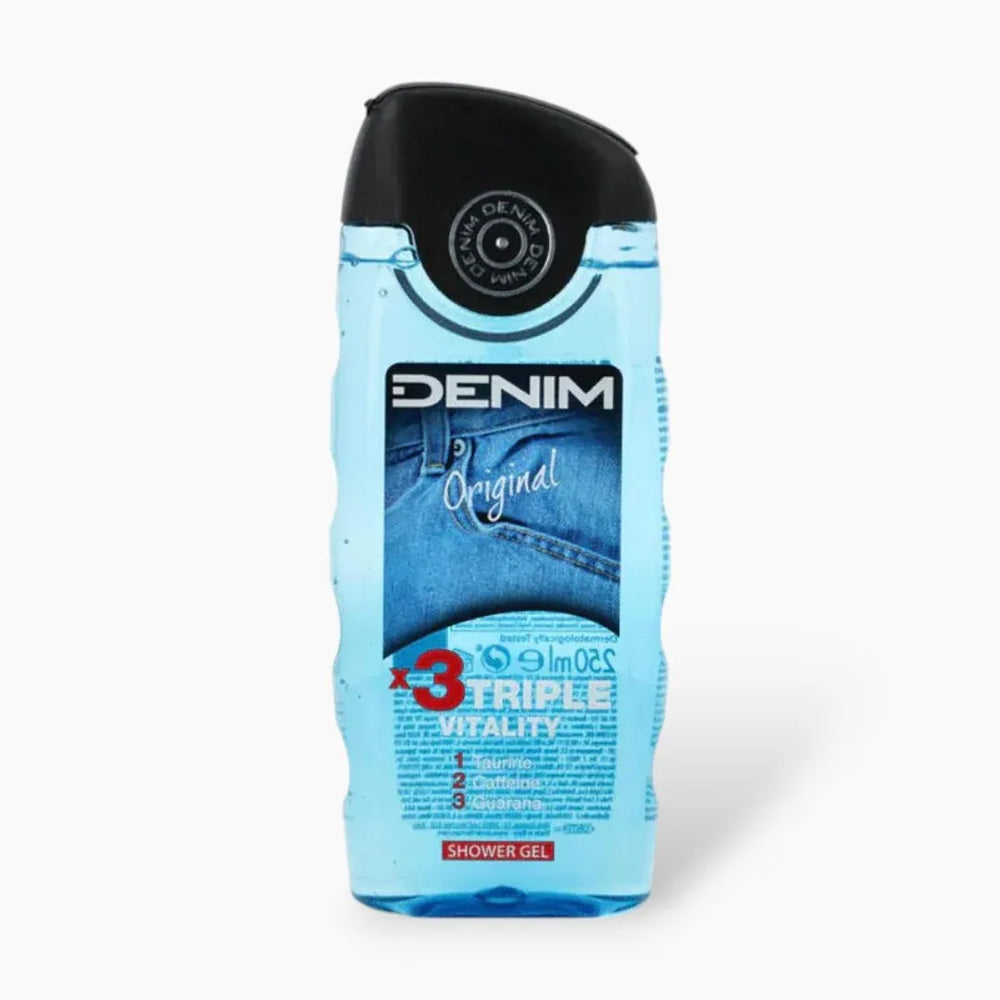 Denim Original Triple Vitality Shower Gel - 250ml Denim