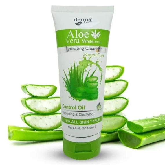 Derma Clean Aloevera Whitening Hydrating Cleanser - 120ml Derma Clean