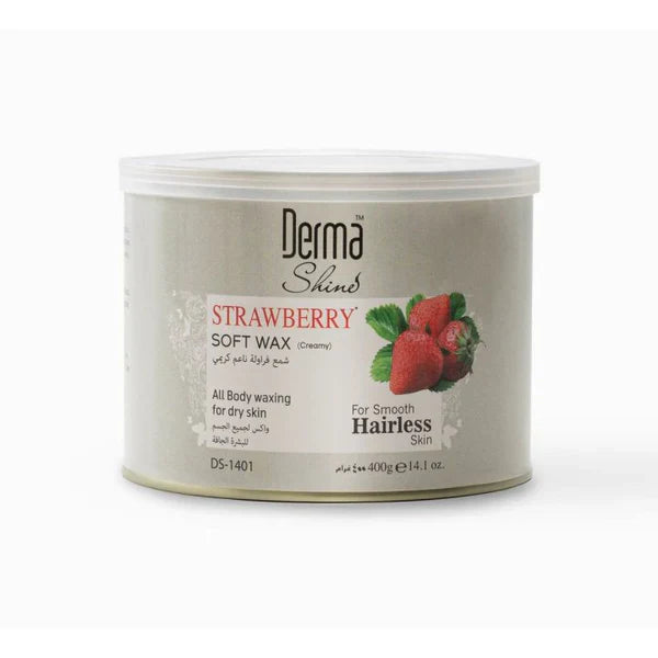 Derma Shine Strawberry Soft Wax - 400g Derma Shine
